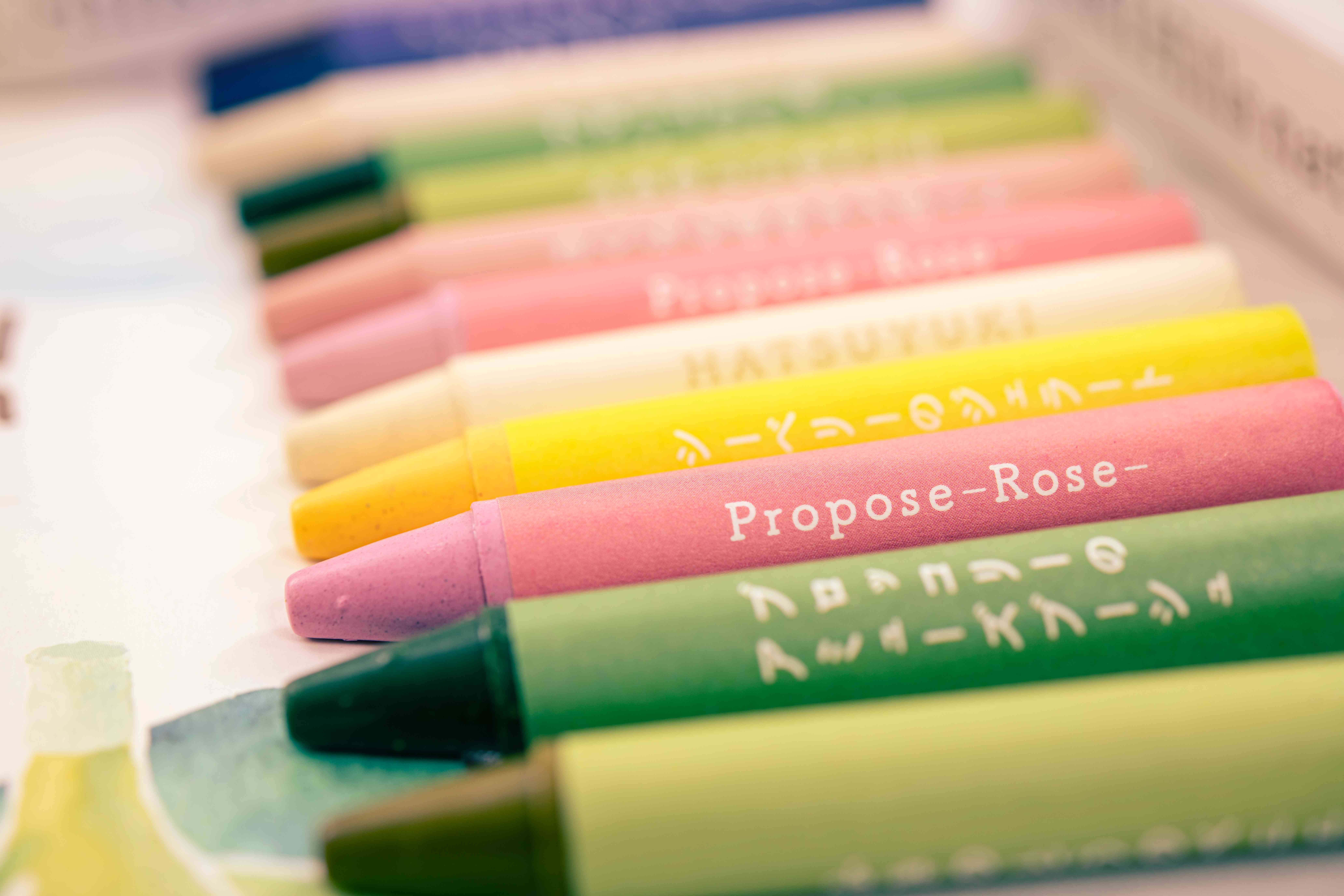 資源リサイクル ナチュラルクレヨン